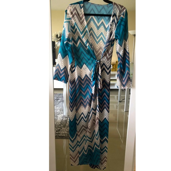 Beach Pool Cover Up DUSTER - Picture 4 of 5